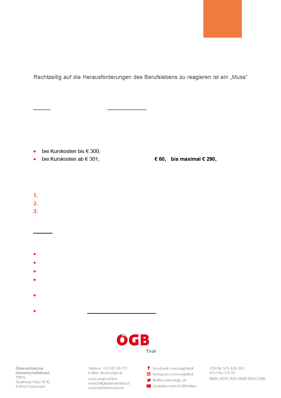 Bildungszuschuss Richtlinien